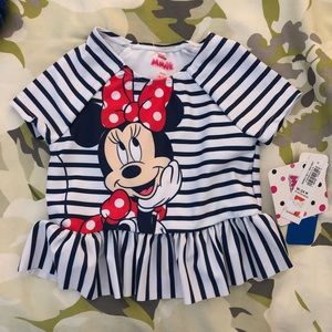 NWT! Minnie bathing suit top